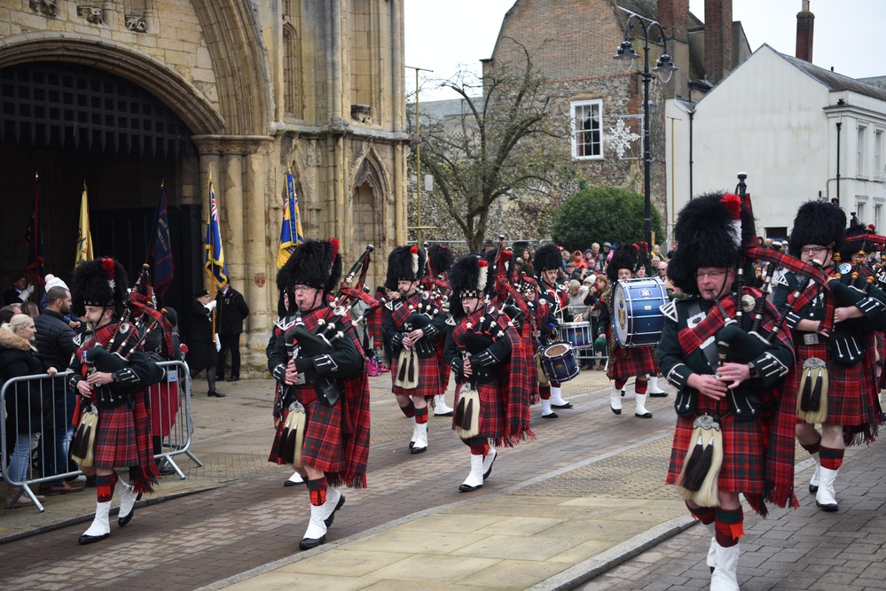 Remembrance Ceremony at Bury St. Edmunds