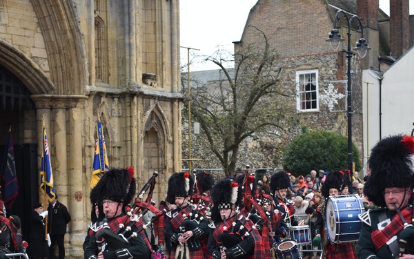 Remembrance Ceremony at Bury St. Edmunds