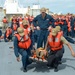 USNS Mercy Abandon Ship Drill and Litter Bearer Training