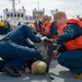 USNS Mercy Abandon Ship Drill and Litter Bearer Training