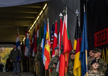 NATO color guard demonstrates unity in NFL Frankfurt opening ceremony