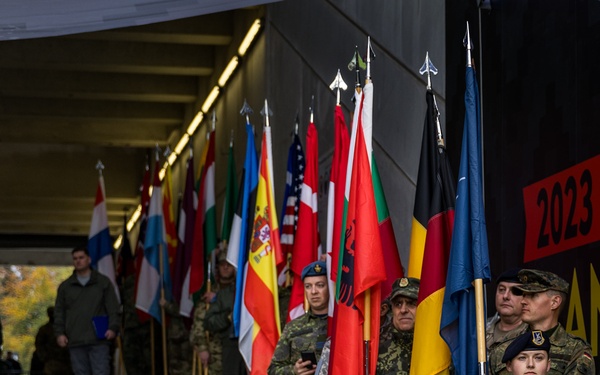 NATO color guard demonstrates unity in NFL Frankfurt opening ceremony