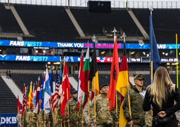 NATO color guard demonstrates unity in NFL Frankfurt opening ceremony