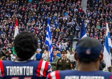 NATO color guard demonstrates unity in NFL Frankfurt opening ceremony