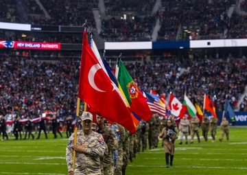 NATO color guard demonstrates unity in NFL Frankfurt opening ceremony