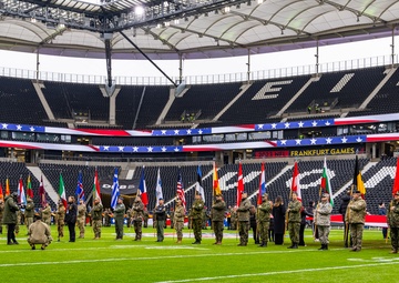 NATO color guard demonstrates unity in NFL Frankfurt opening ceremony