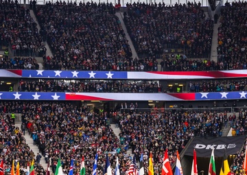 NATO color guard demonstrates unity in NFL Frankfurt opening ceremony