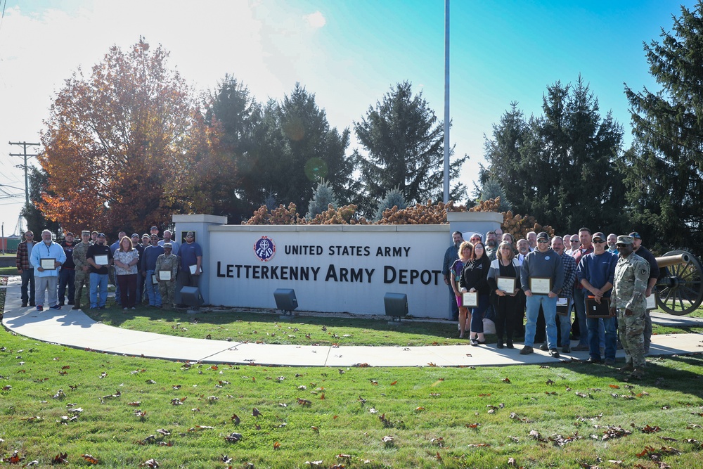 Letterkenny Army Depot awards artisan accomplishments