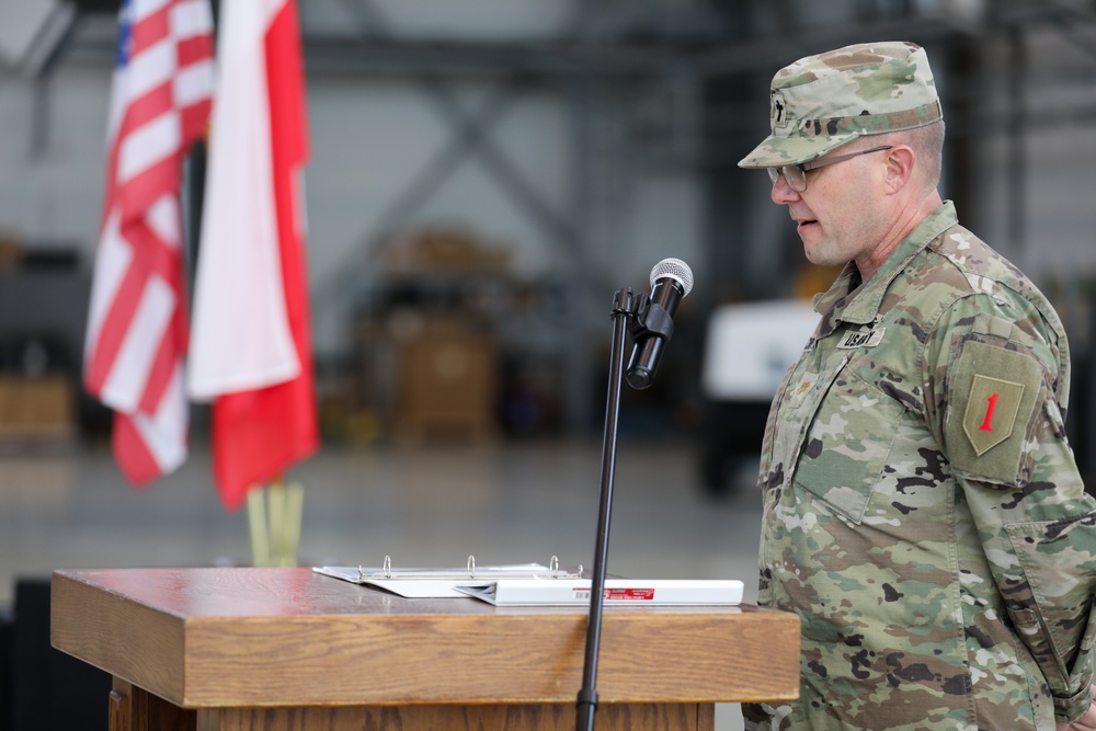 1st Combat Aviation Brigade Hand Over, Take Over Ceremony