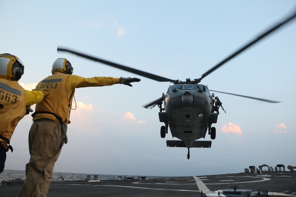 USS Stethem Flight Operations