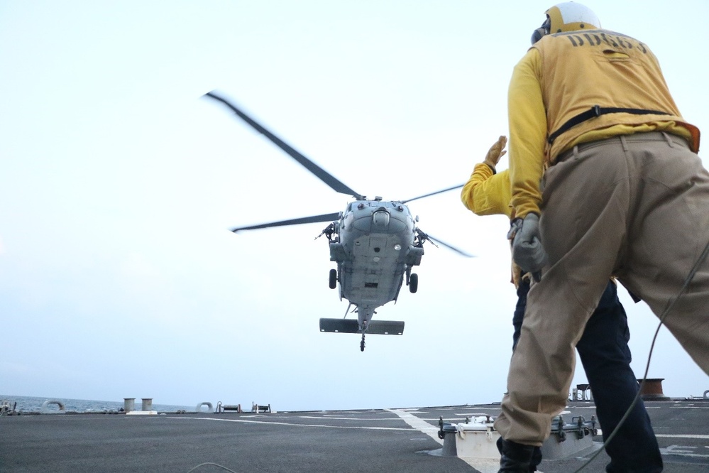 USS Stethem Flight Operations