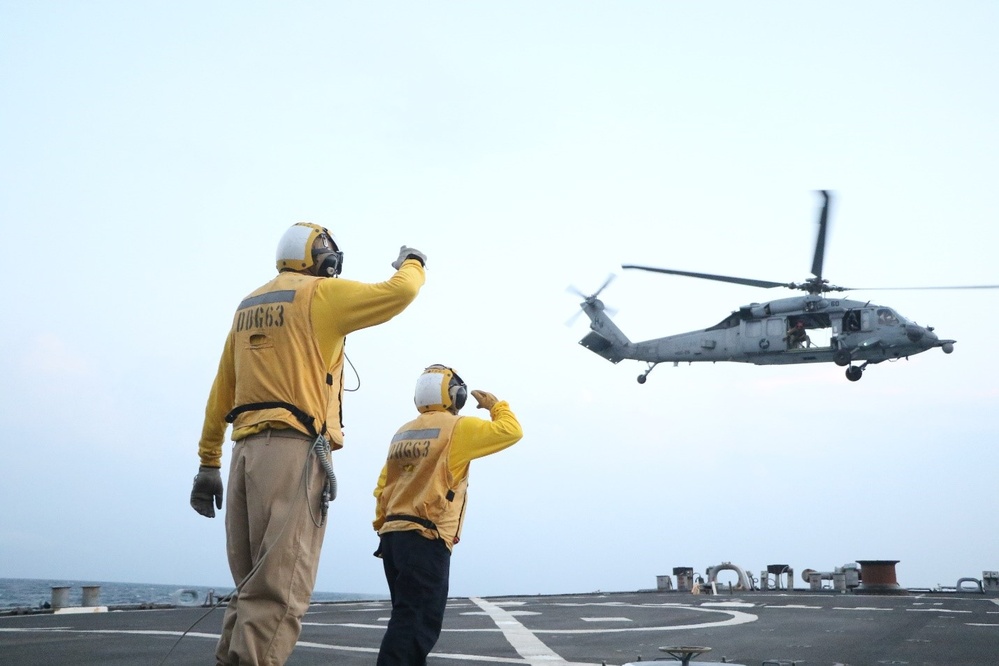 USS Stethem Flight Operations