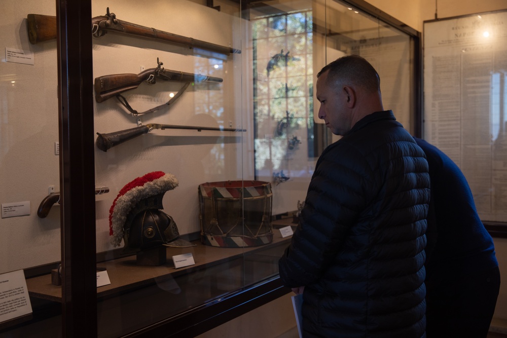 2500th DLD leads a Regimental War Museum tour for the U.S. Army Reserve and Vicenza Military Community