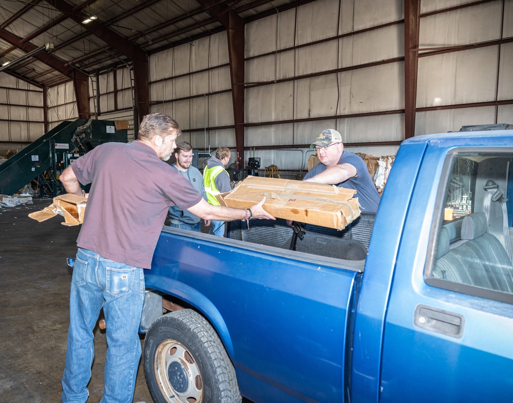 Fort Leonard Wood collects tons of e-waste on America Recycles Day