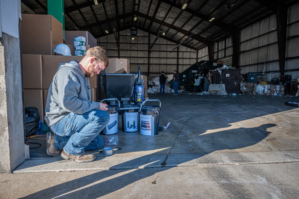Fort Leonard Wood collects tons of e-waste on America Recycles Day