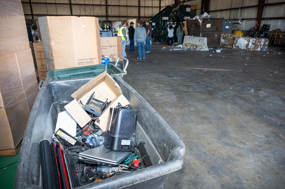 Fort Leonard Wood collects tons of e-waste on America Recycles Day