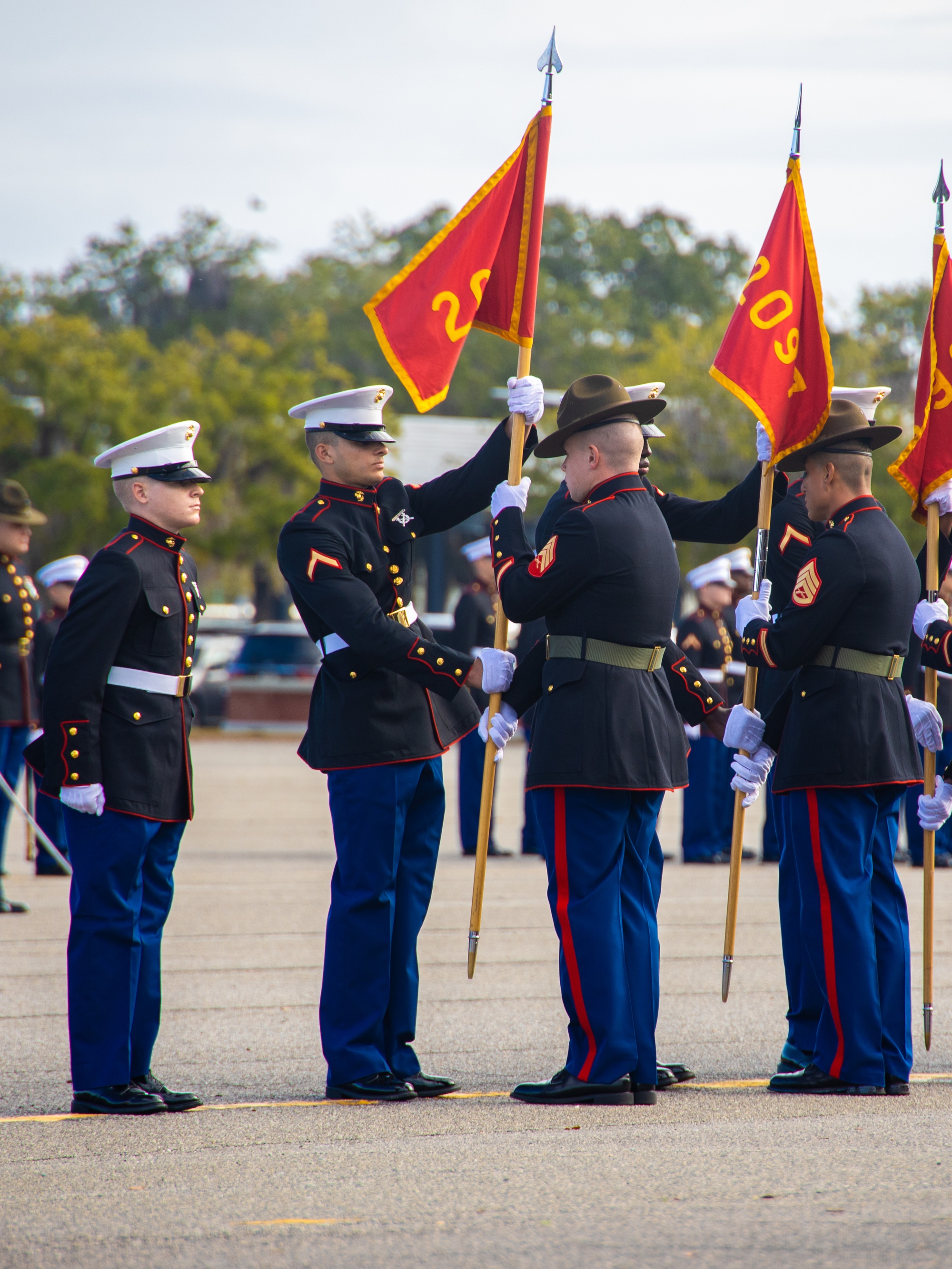 DVIDS - Images - Golf Island Orange Recruit Marine for honor of Port [Image 2096, Company, native graduate graduates Parris 3 as Corps Depot 4] platoon