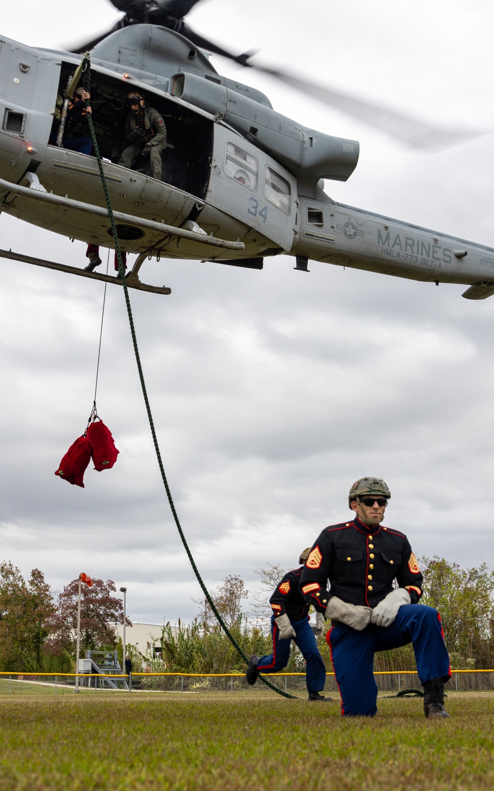 3D Force Reconnaissance Fast Rope Toys for Tots Event