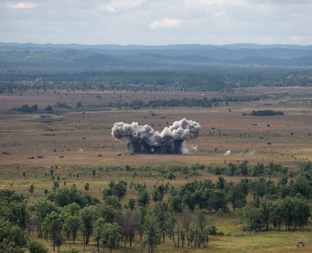 A-10 Bomb Drops at Fort McCoy