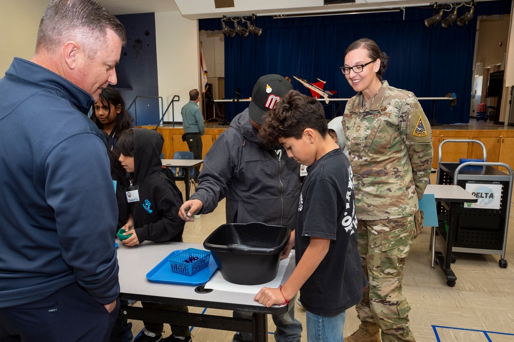 Members of DAF CICC visit Edwards Air Force Base schools