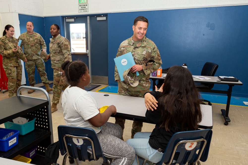 Members of DAF CICC visit Edwards Air Force Base schools