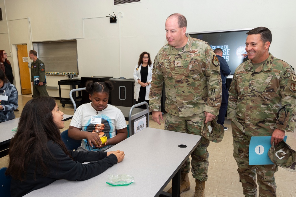 Members of DAF CICC visit Edwards Air Force Base schools