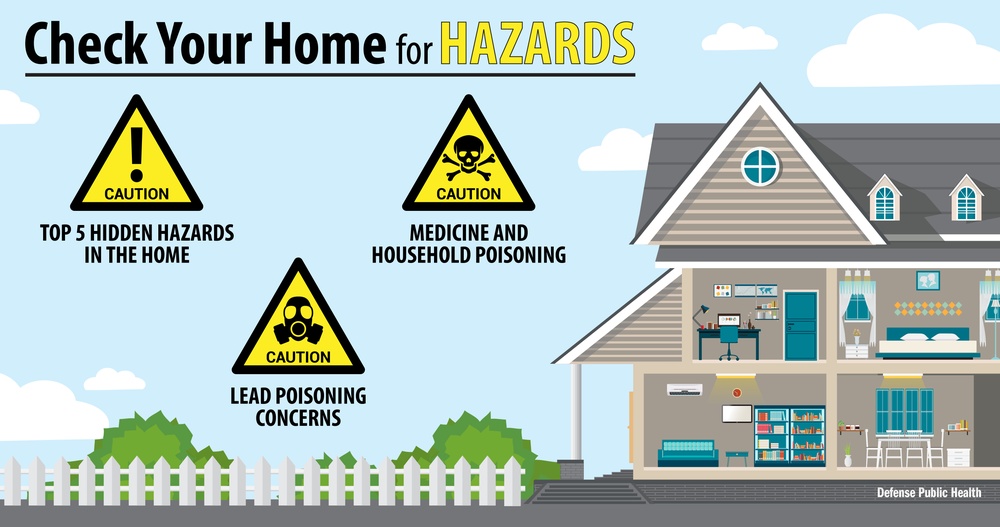 Military health experts remind you to check your home for hazards