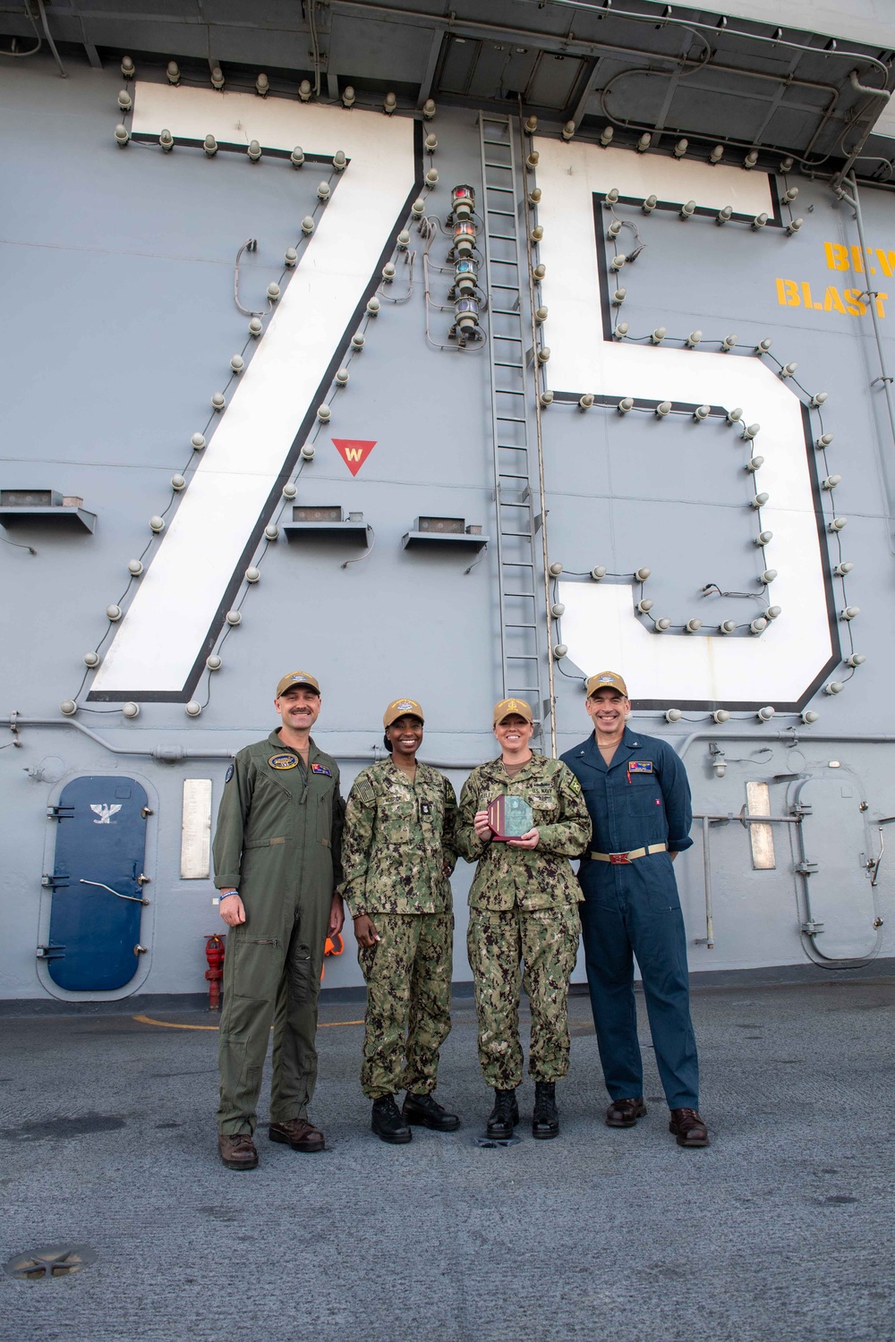 Truman is the flagship of the Harry S. Truman Carrier Strike Group and is currently in port aboard Naval Station Norfolk.