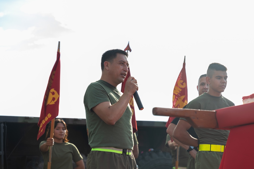 Marine Corps Combat Service Support Schools celebrates 248th birthday of the Marine Corps with motivational run