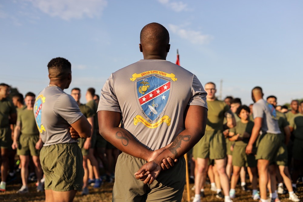 Marine Corps Combat Service Support Schools celebrates 248th birthday of the Marine Corps with motivational run