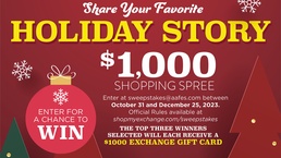 Exchange Shoppers Can Share Their Favorite Holiday Stories for a Chance to Win $3,000 in Prizes