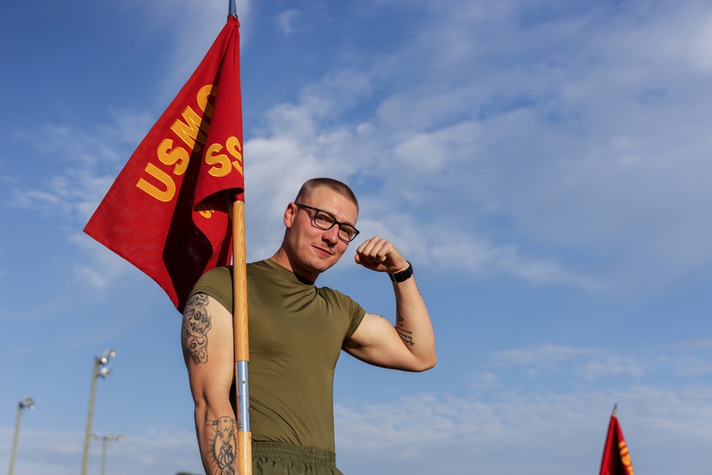 Marine Corps Combat Service Support Schools celebrates 248th birthday of the Marine Corps with motivational run