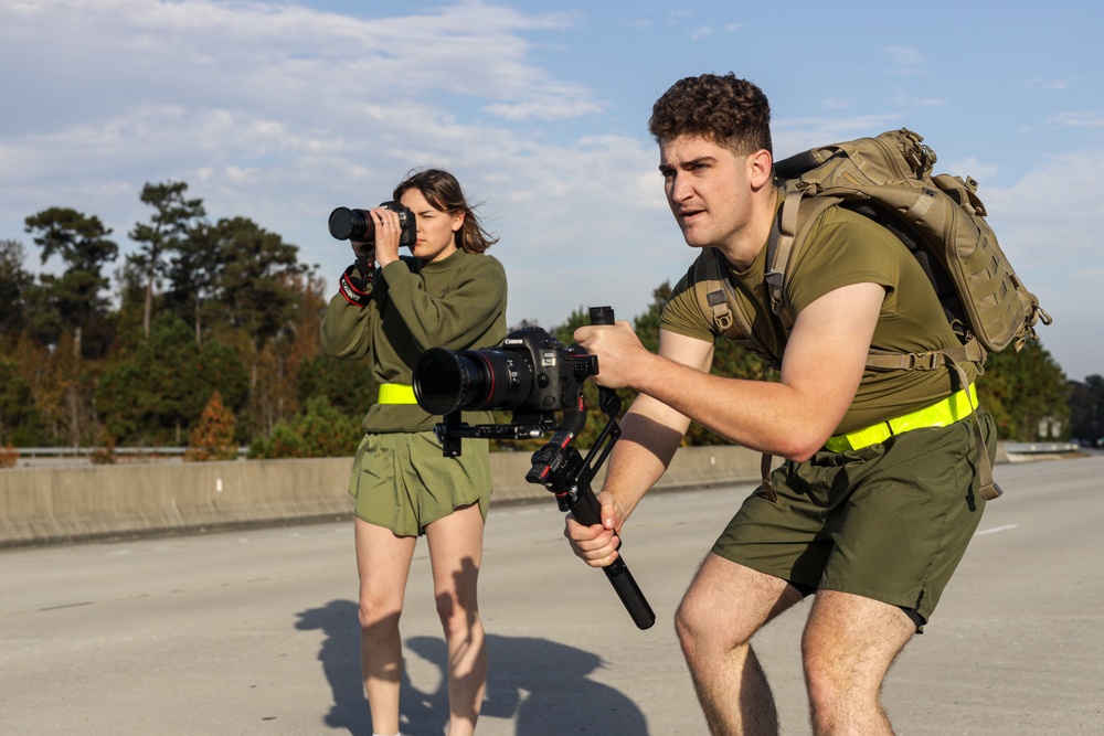 Marine Corps Combat Service Support Schools celebrates 248th birthday of the Marine Corps with motivational run