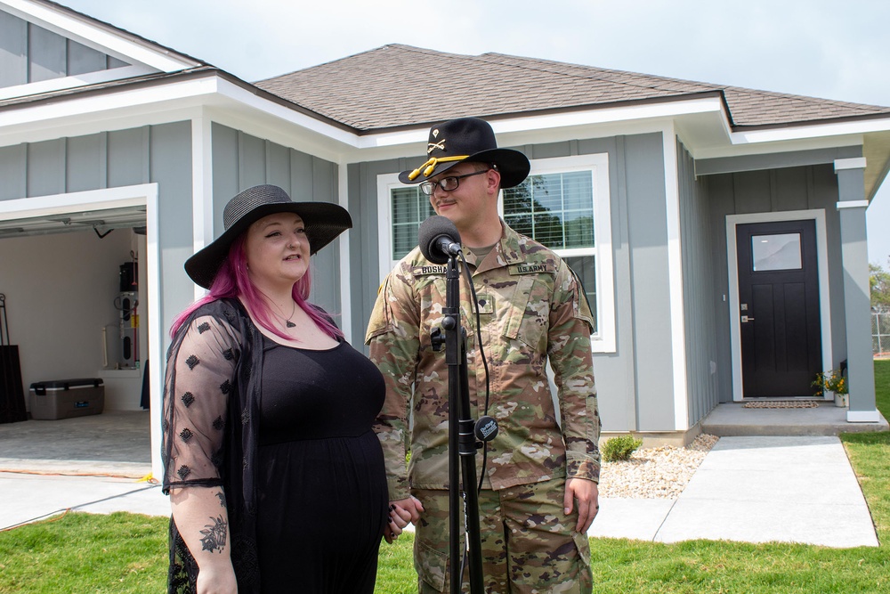 Cavalry Family Housing hands over keys to new home