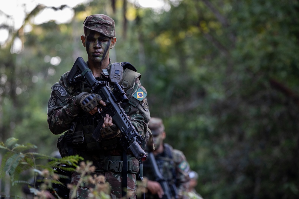 U.S. and Brazilian Soldiers Conduct Final Movements and Assault of SV24