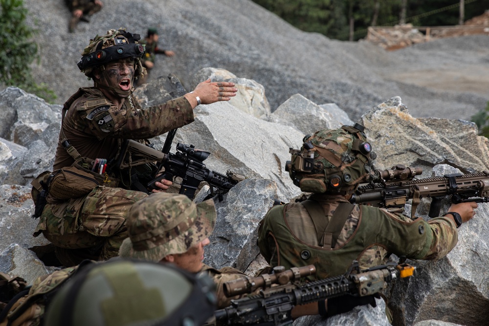 U.S. and Brazilian Soldiers Conduct Final Movements and Assault of SV24