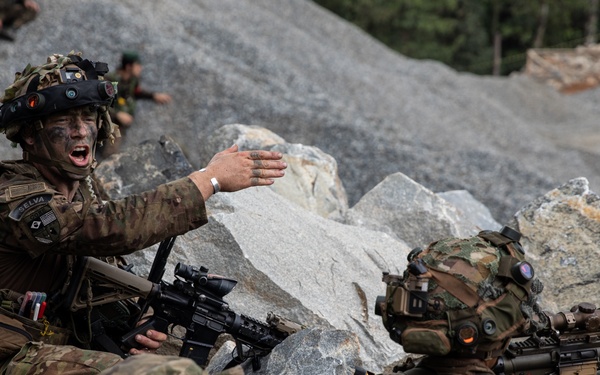 U.S. and Brazilian Soldiers Conduct Final Movements and Assault of SV24