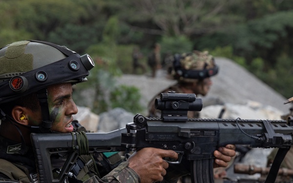 U.S. and Brazilian Soldiers Conduct Final Movements and Assault of SV24
