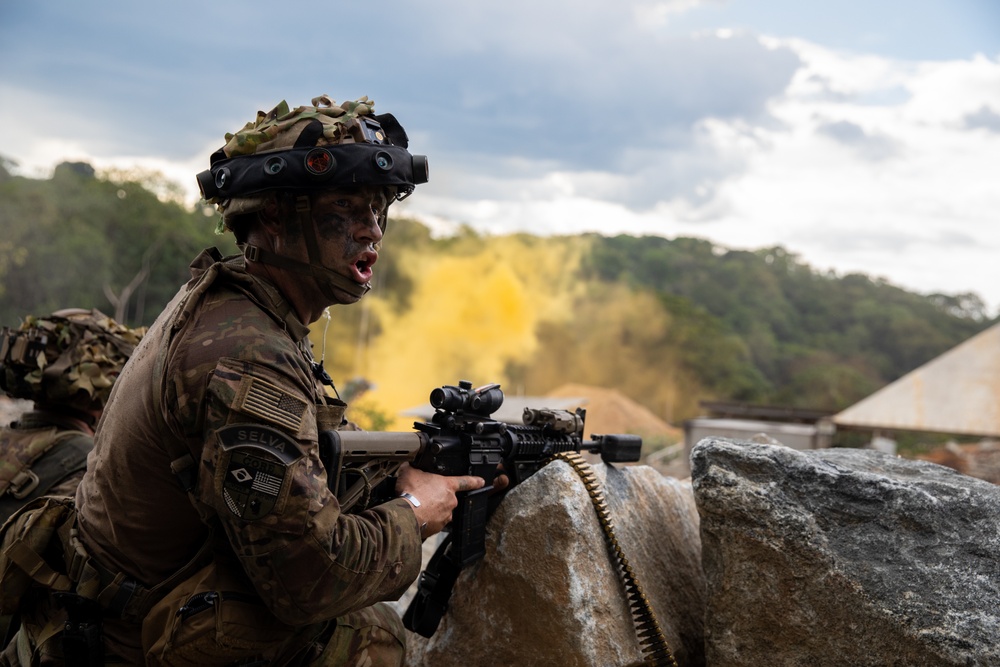 U.S. and Brazilian Soldiers Conduct Final Movements and Assault of SV24