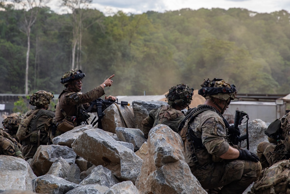 U.S. and Brazilian Soldiers Conduct Final Movements and Assault of SV24