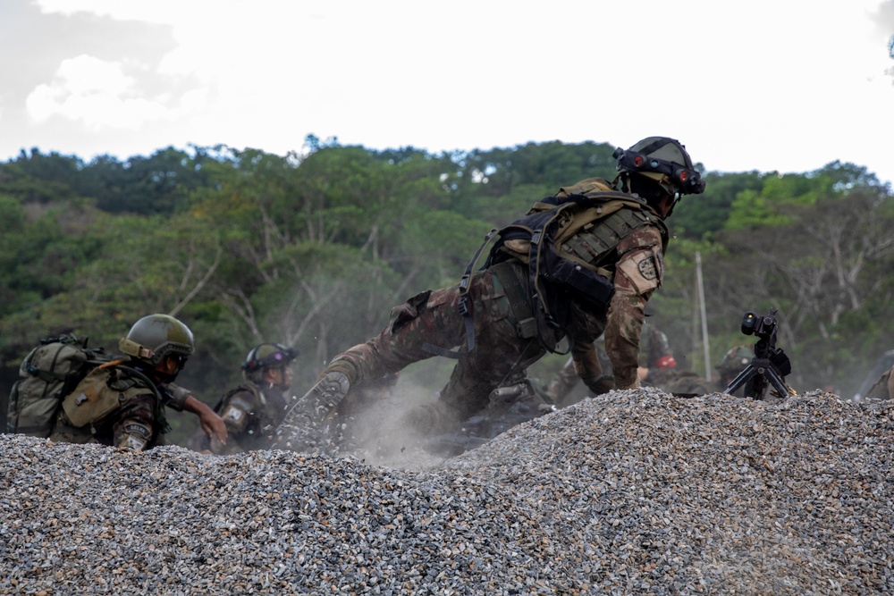 U.S. and Brazilian Soldiers Conduct Final Movements and Assault of SV24