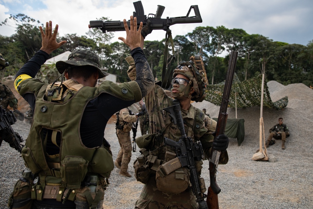 U.S. and Brazilian Soldiers Conduct Final Movements and Assault of SV24