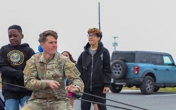Students learn from Light Fighters School instructors at Fort Drum Starbase Academy