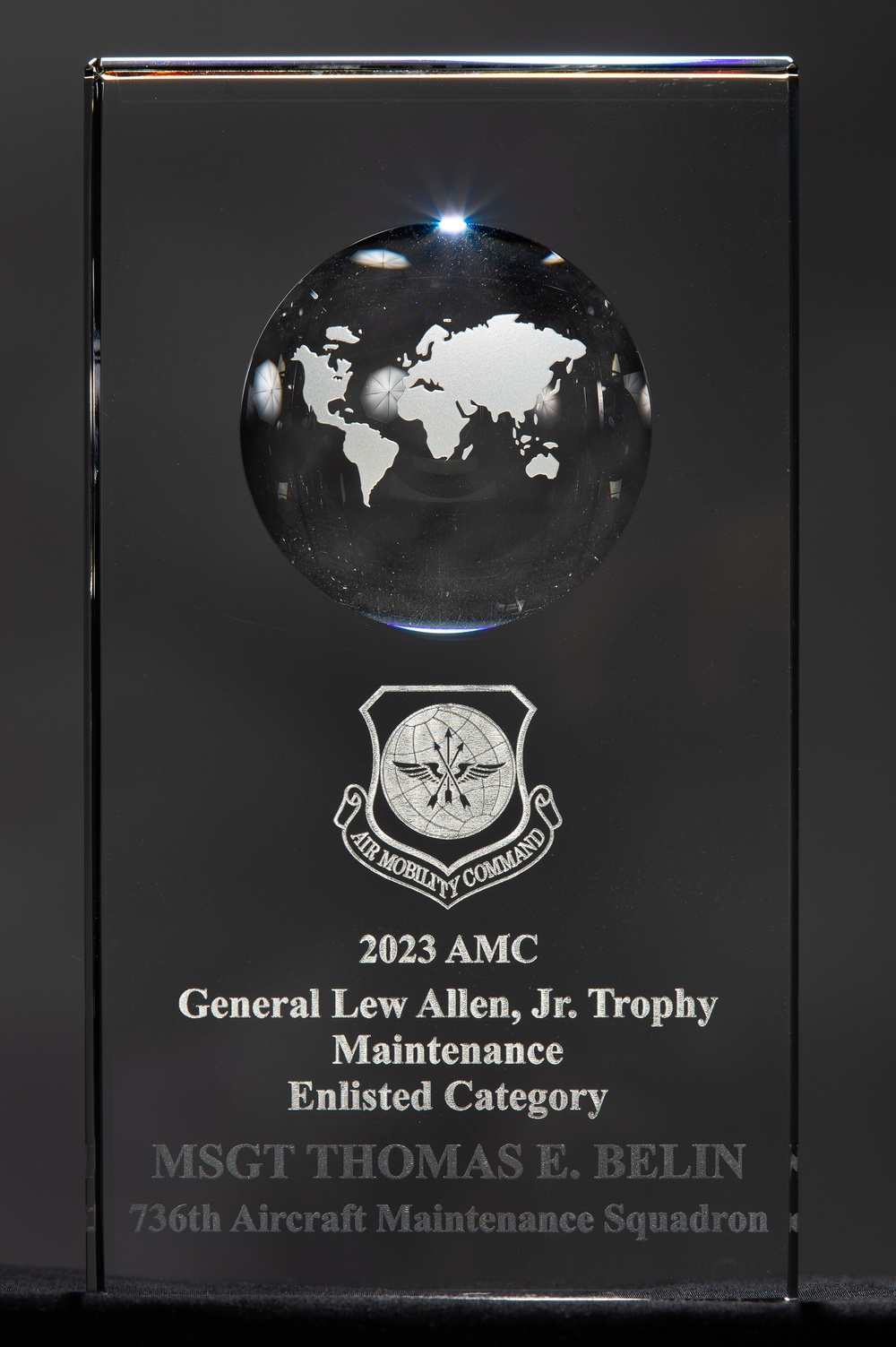 736th AMXS maintainer awarded the Gen. Lew Allen Jr. Trophy