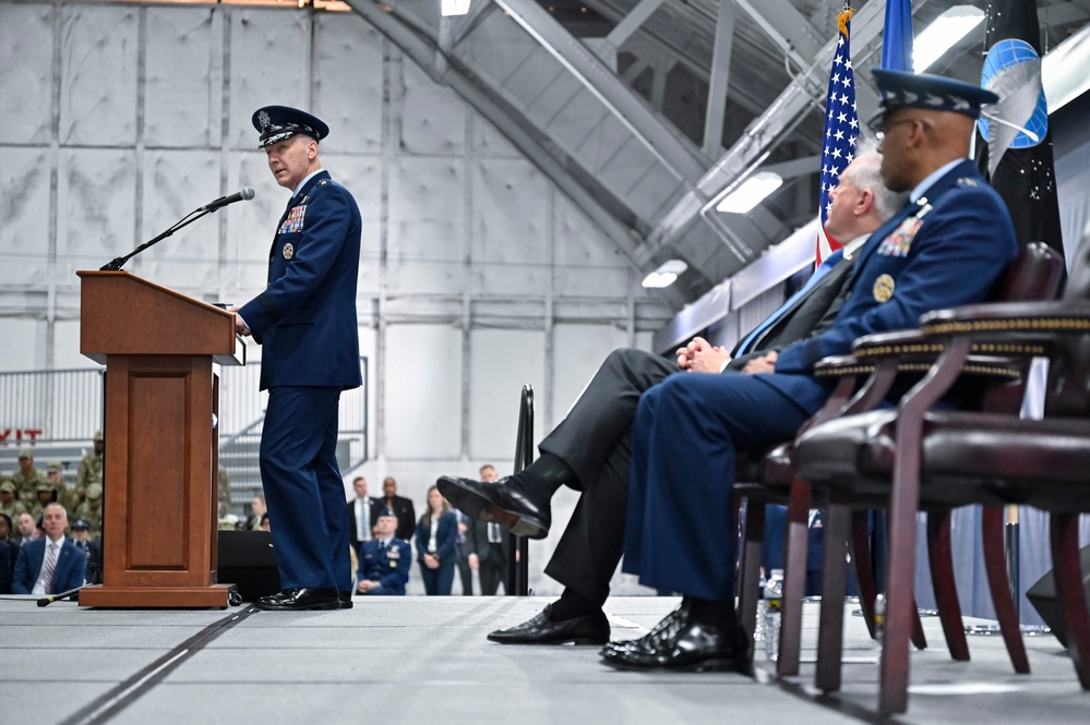 CSAF Allvin welcome ceremony