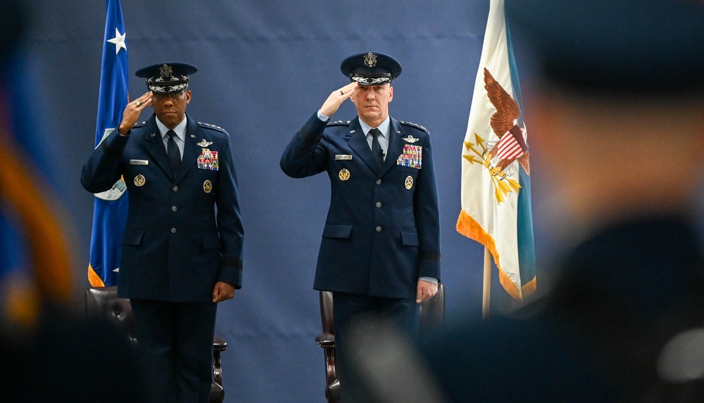 CSAF Allvin welcome ceremony