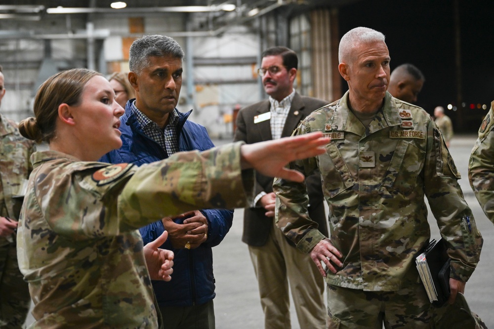 Under Secretary of Defense for Personnel and Readiness, Ashish S. Vazirani, visits Barksdale Air Force Base