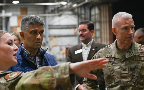 Under Secretary of Defense for Personnel and Readiness, Ashish S. Vazirani, visits Barksdale Air Force Base