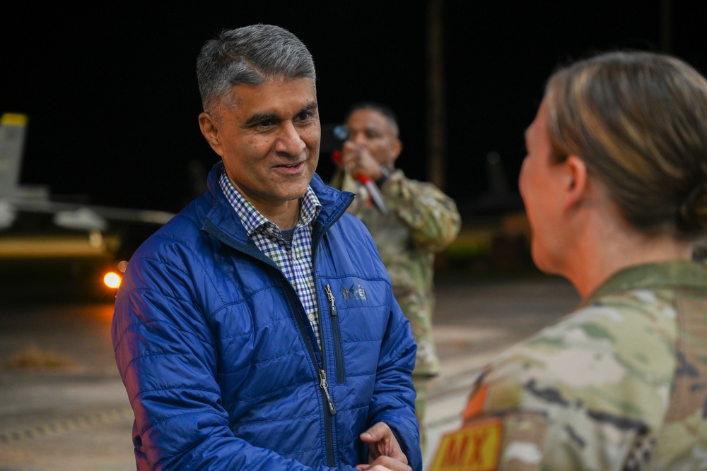 Under Secretary of Defense for Personnel and Readiness, Ashish S. Vazirani, visits Barksdale Air Force Base