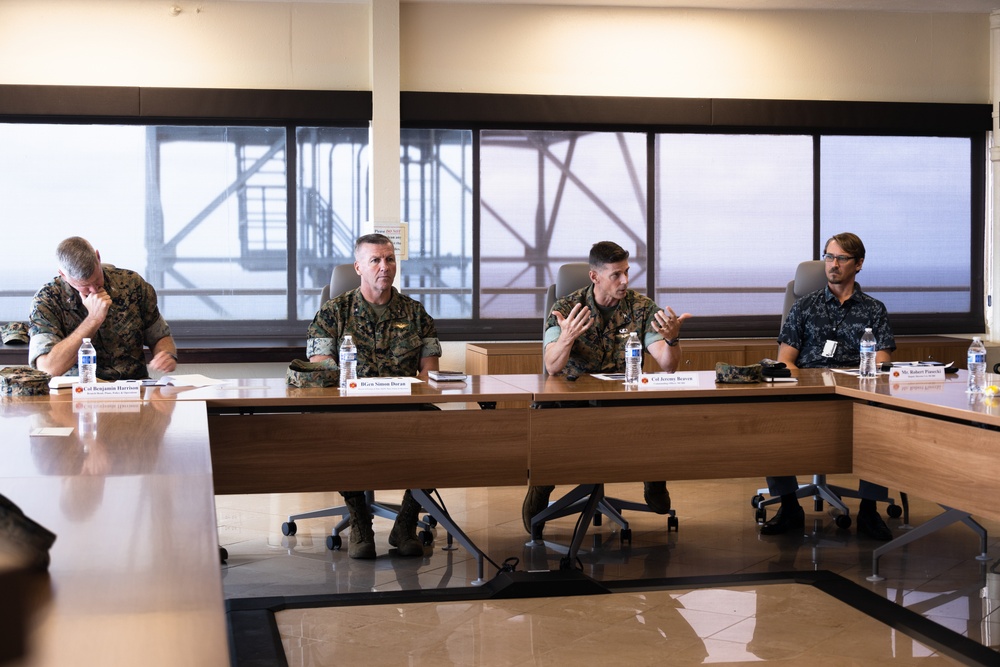 Ironing Out the Details: Plans, Policies, and Operations Staff Visit MCBH to Discuss Training, Community Engagement, and Force Modernization Efforts